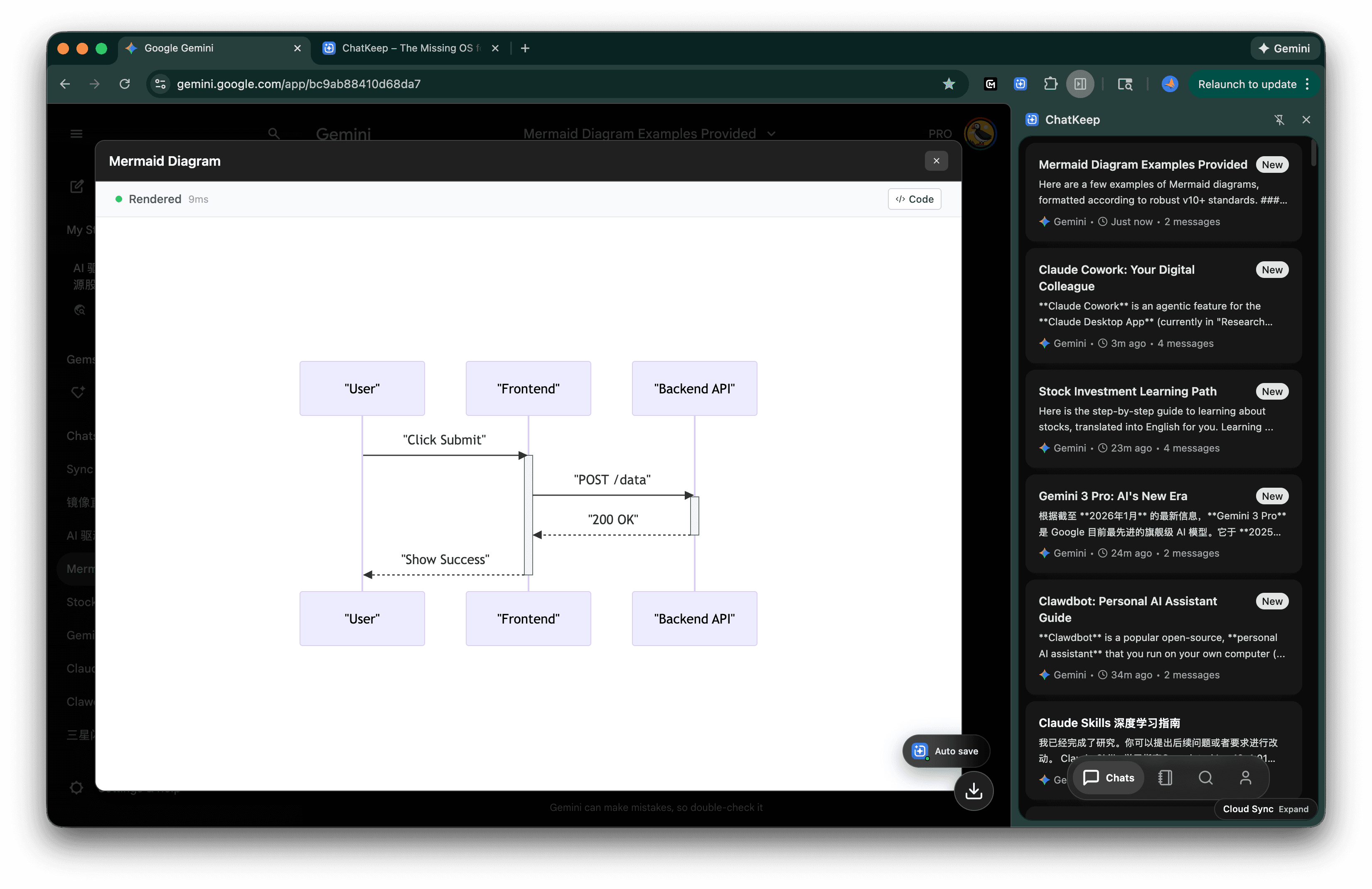 Mermaid diagram rendering